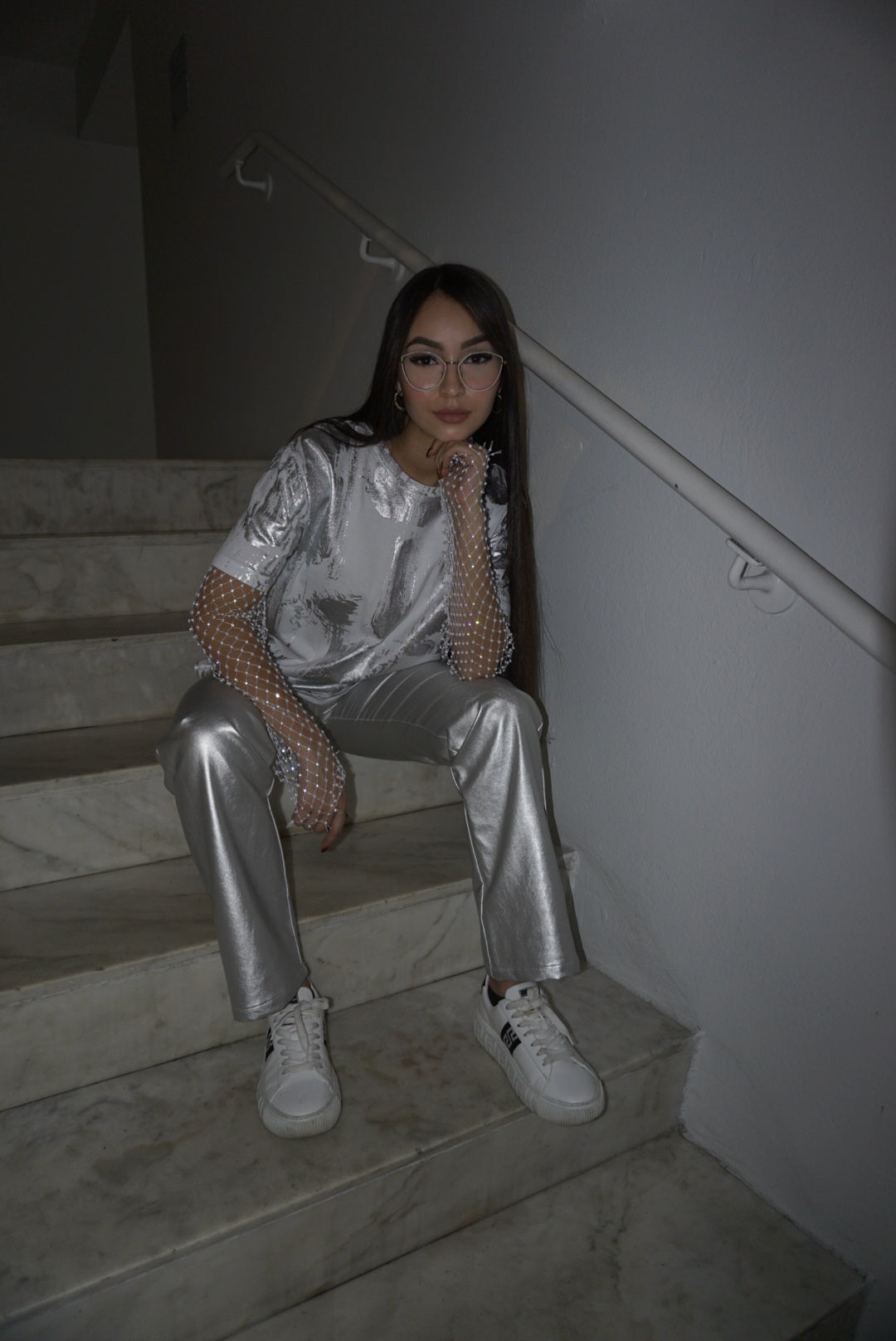 Metallic pant