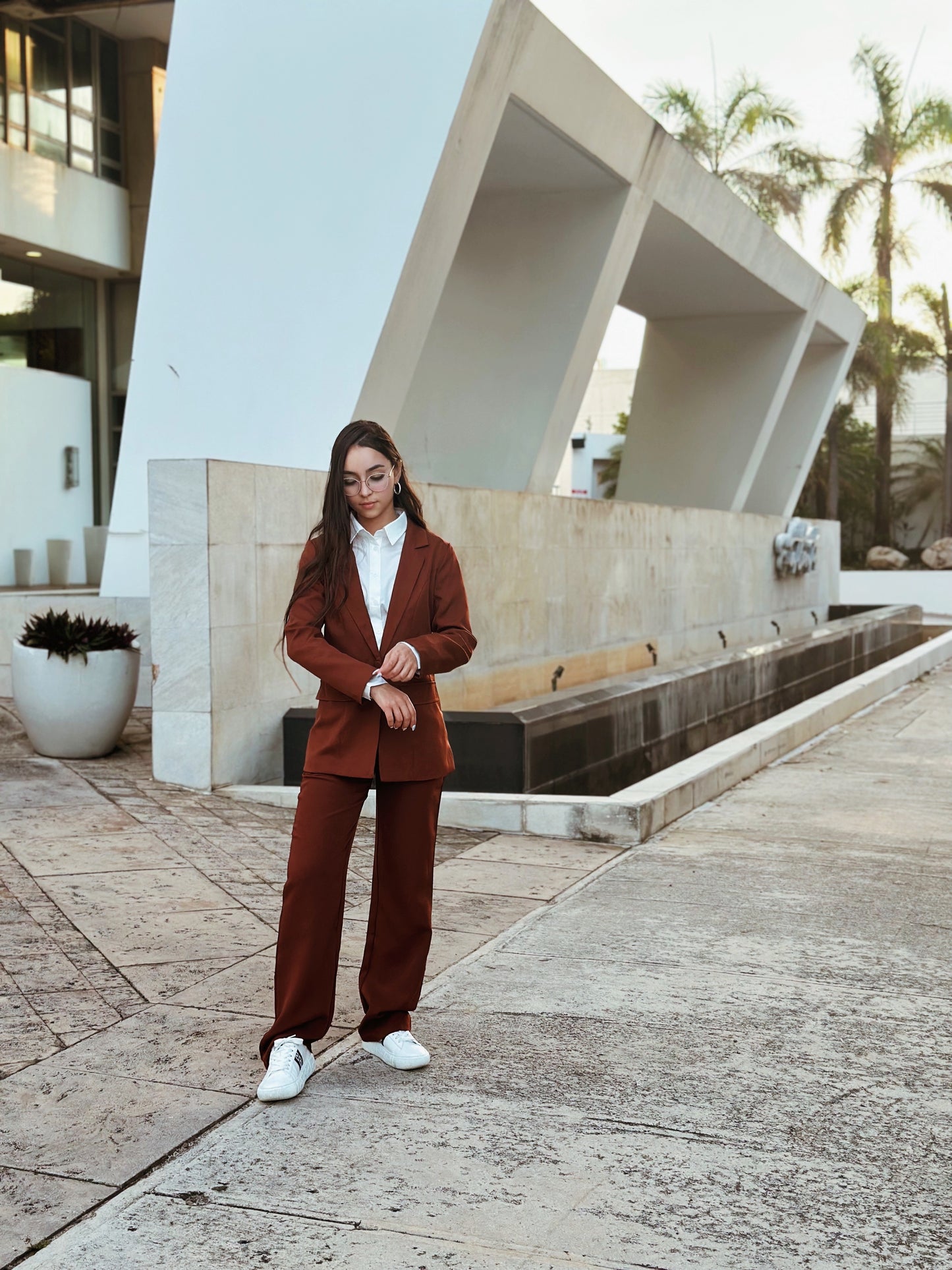 Renata blazer suit set