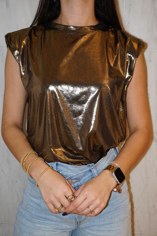 Metallic top