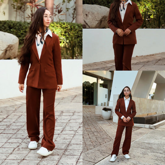 Renata blazer suit set