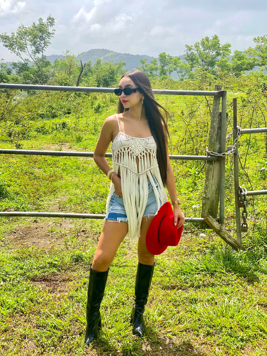 Coachella white top